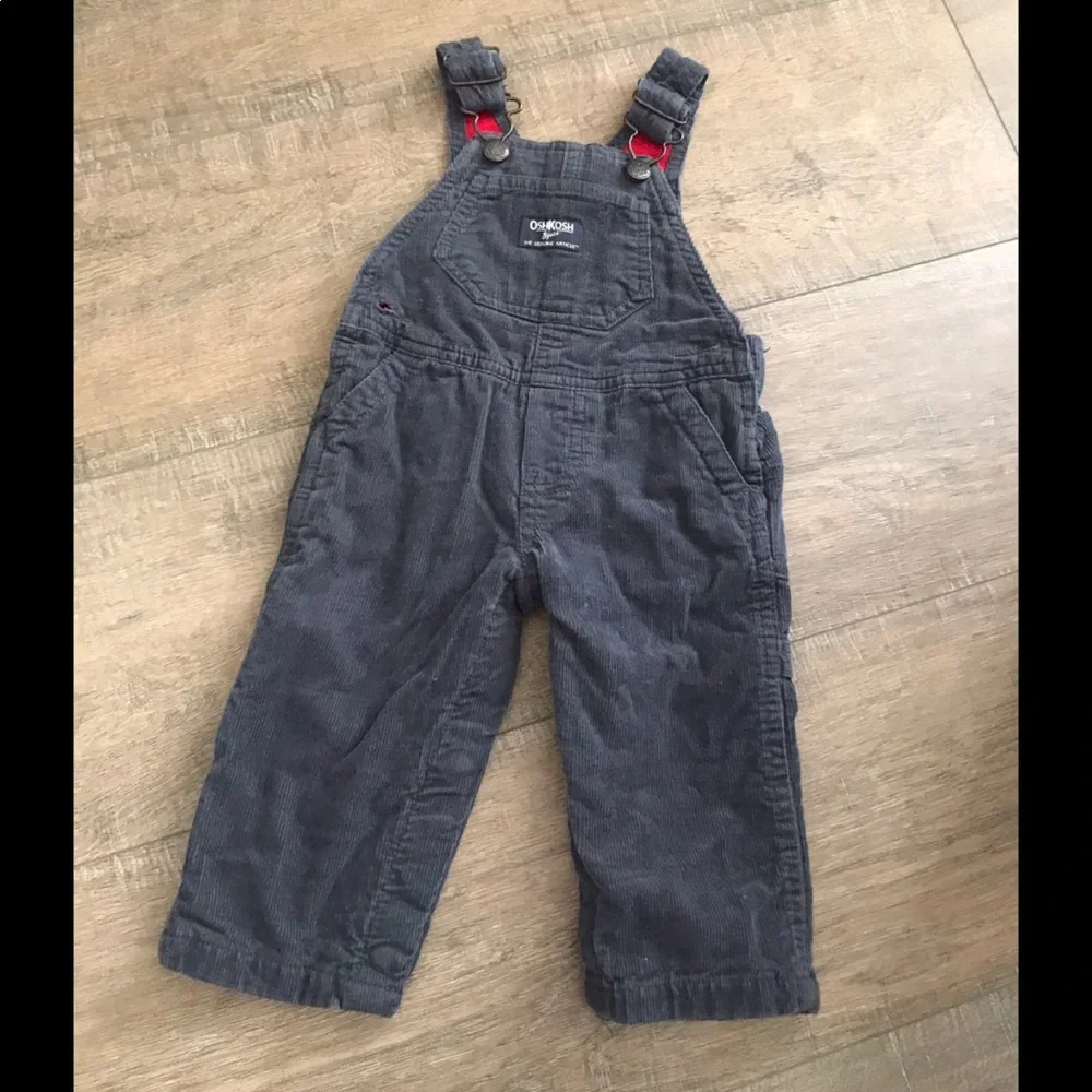 5/$25 OshKosh Corduroy Overall | Retro | Pants | Gray